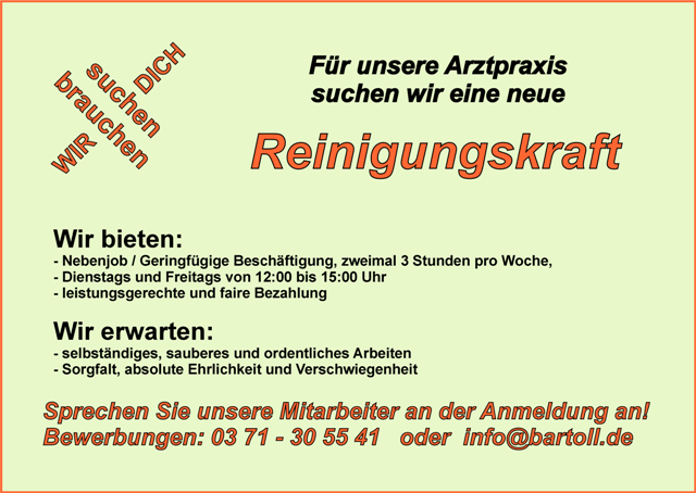 Reinigungskraft